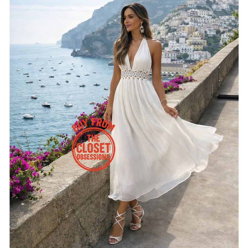 ZARA Limited Edition Halter Maxi Dress NWT | Euro Summer Resort Dress